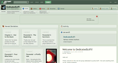 Desktop Screenshot of dedicatedscifi.deviantart.com