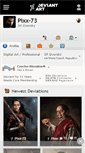 Mobile Screenshot of pixx-73.deviantart.com