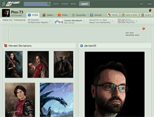 Tablet Screenshot of pixx-73.deviantart.com