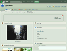 Tablet Screenshot of cose-design.deviantart.com