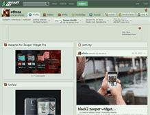 Tablet Screenshot of ethsza.deviantart.com