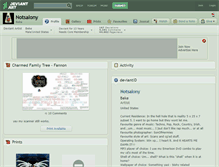 Tablet Screenshot of notsalony.deviantart.com