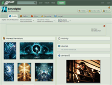 Tablet Screenshot of benedigital.deviantart.com