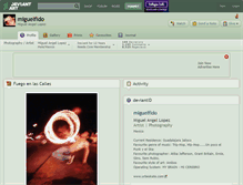 Tablet Screenshot of miguelfido.deviantart.com
