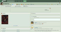 Desktop Screenshot of havoksorrow.deviantart.com