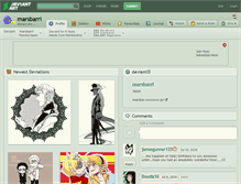 Tablet Screenshot of marsbarrl.deviantart.com