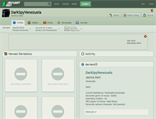 Tablet Screenshot of darkspyvenezuela.deviantart.com