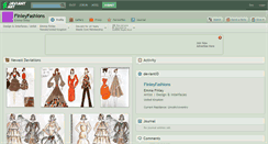 Desktop Screenshot of finleyfashions.deviantart.com
