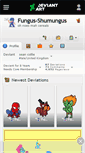 Mobile Screenshot of fungus-shumungus.deviantart.com