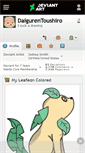 Mobile Screenshot of daigurentoushiro.deviantart.com