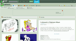 Desktop Screenshot of amtrax91.deviantart.com