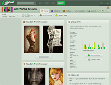 Tablet Screenshot of just-wanna-be-me.deviantart.com