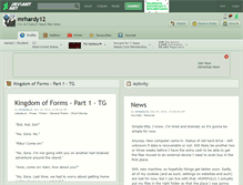 Tablet Screenshot of mrhardy12.deviantart.com