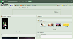 Desktop Screenshot of mattola.deviantart.com