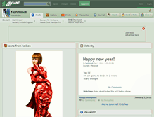 Tablet Screenshot of fashmindi.deviantart.com