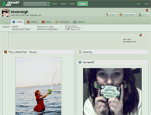 Tablet Screenshot of kirstinleigh.deviantart.com