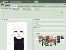 Tablet Screenshot of nadaali.deviantart.com