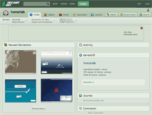 Tablet Screenshot of honoriak.deviantart.com