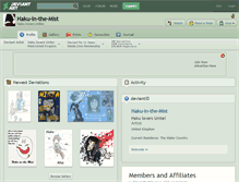Tablet Screenshot of haku-in-the-mist.deviantart.com