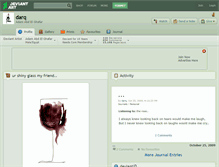 Tablet Screenshot of darq.deviantart.com