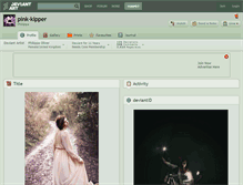 Tablet Screenshot of pink-kipper.deviantart.com