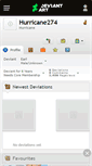 Mobile Screenshot of hurricane274.deviantart.com