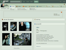 Tablet Screenshot of ndru.deviantart.com