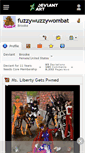Mobile Screenshot of fuzzywuzzywombat.deviantart.com