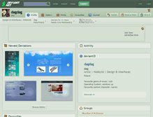 Tablet Screenshot of dagdag.deviantart.com