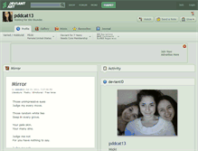 Tablet Screenshot of pddcat13.deviantart.com