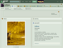 Tablet Screenshot of lollibear.deviantart.com