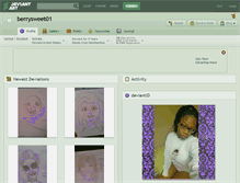 Tablet Screenshot of berrysweet01.deviantart.com