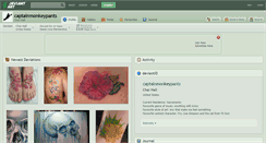 Desktop Screenshot of captainmonkeypants.deviantart.com