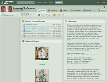 Tablet Screenshot of learning-to-draw.deviantart.com