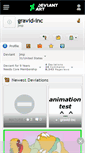 Mobile Screenshot of gravid-inc.deviantart.com