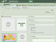 Tablet Screenshot of gravid-inc.deviantart.com