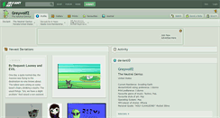 Desktop Screenshot of greywolfz.deviantart.com