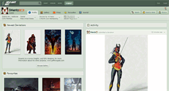 Desktop Screenshot of dmantz.deviantart.com