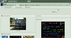 Desktop Screenshot of harli.deviantart.com