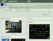 Tablet Screenshot of harli.deviantart.com