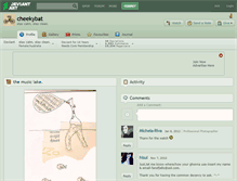 Tablet Screenshot of cheekybat.deviantart.com