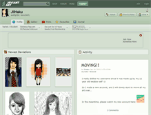 Tablet Screenshot of jiihaku.deviantart.com