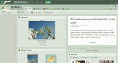 Desktop Screenshot of kiwisunite.deviantart.com