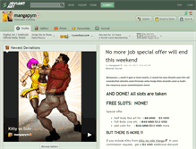 Tablet Screenshot of mangapym.deviantart.com
