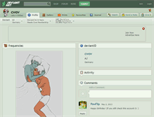 Tablet Screenshot of cwov.deviantart.com