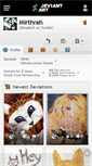 Mobile Screenshot of mirthrah.deviantart.com