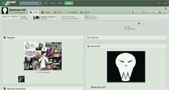 Desktop Screenshot of darkman140.deviantart.com