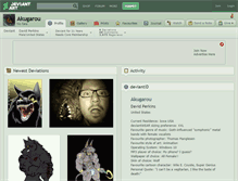 Tablet Screenshot of akugarou.deviantart.com