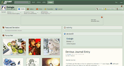 Desktop Screenshot of emingle.deviantart.com