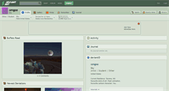 Desktop Screenshot of omgee.deviantart.com